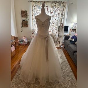 Beautiful Satin Wedding Dress from Impression Bridal